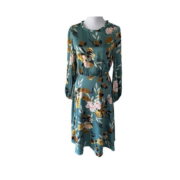 Chelsea28 Long Sleeve Floral Print Dress size Small - Picture 1 of 16